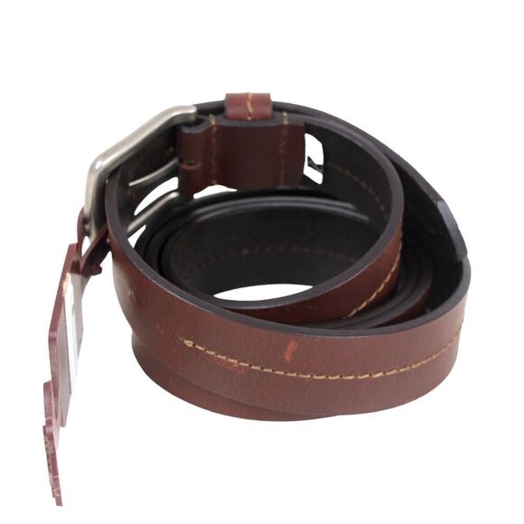NWT Route 66 BROWN GENUINE LEATHER 1 1/4"Wd CASUAL DRESS MEN'S BELT Sz 46 (74A - Picture 4 of 14